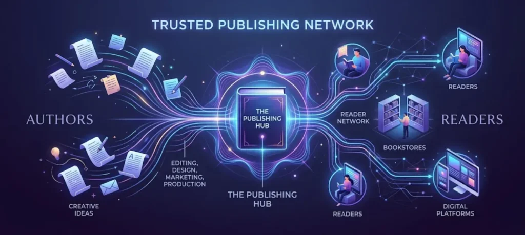 Author publishing a book with Anecdote Publishing House showing manuscript editing, design, and distribution support in India