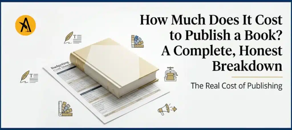 cost to publish a book breakdown with editing cover design printing and marketing expenses chart