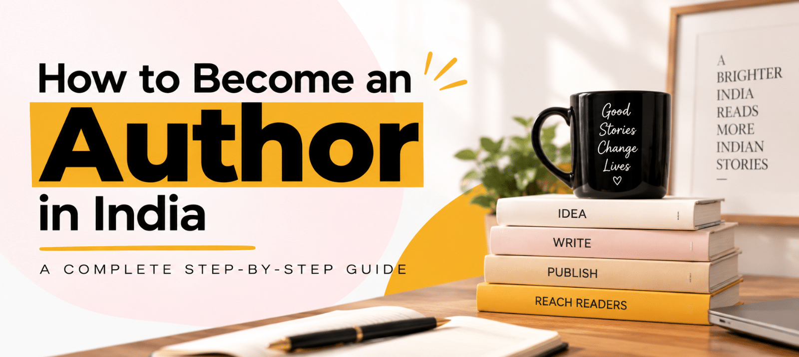 how to become an author in India