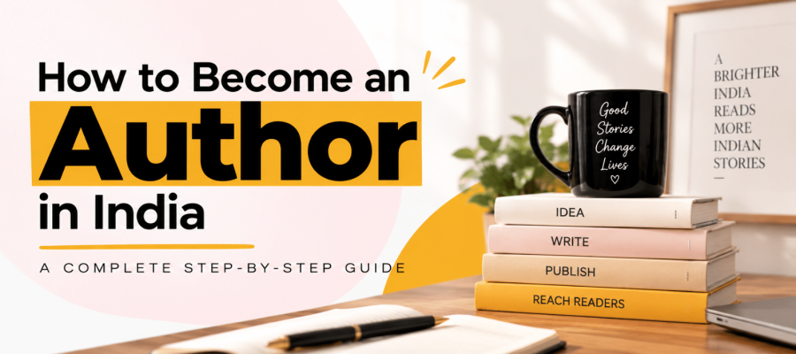 how to become an author in India