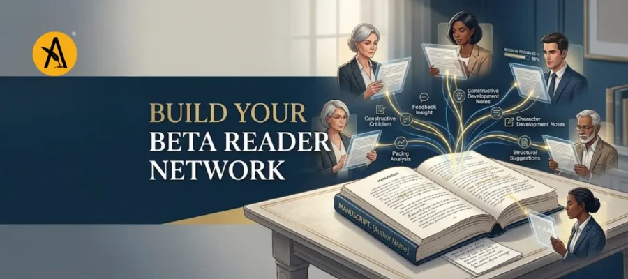 Indian writer sharing manuscript with beta readers online and in writing groups for feedback and critique